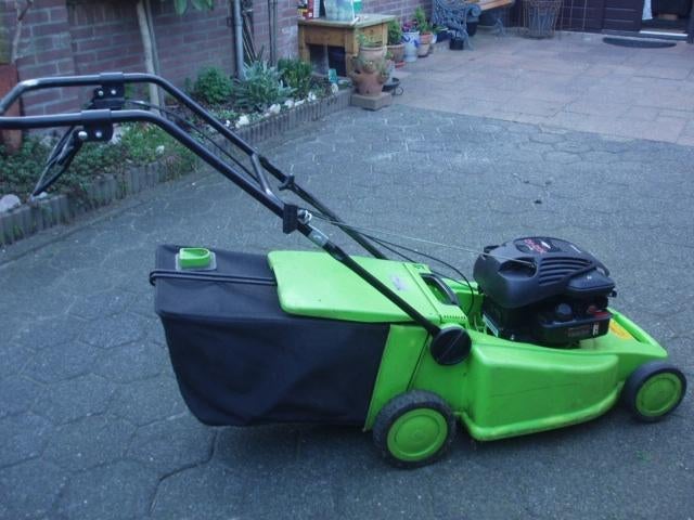 Briggs X Stratton loopmaaier, Tuin en Terras, Grasmaaiers, Ophalen, Cirkelmaaier, Gebruikt, Opvangbak