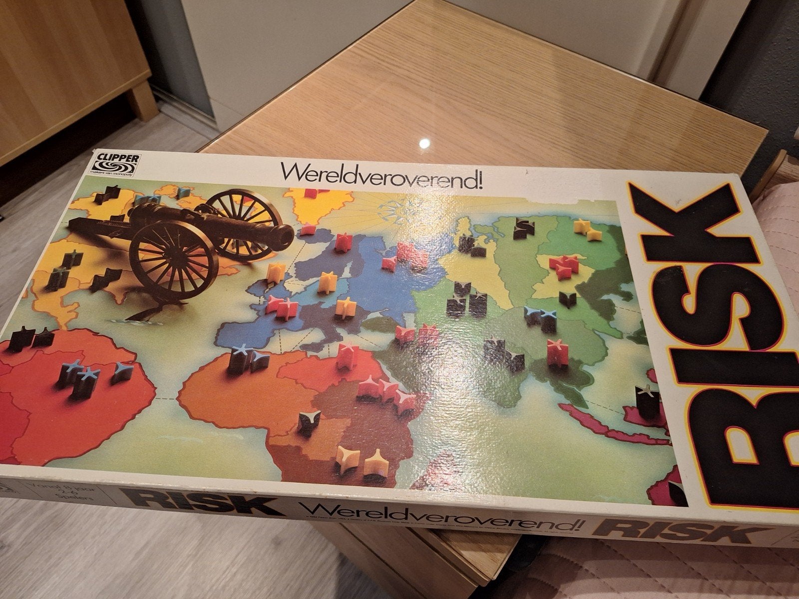 RISK Bordspel - Wereldveroverend Strategisch Spel, Vijf spelers of meer, Ophalen of Verzenden, Gebruikt, Clipper