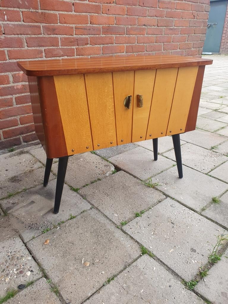 HELAAS VERKCHT  Vintage kastje two/tone, Ophalen, Gebruikt