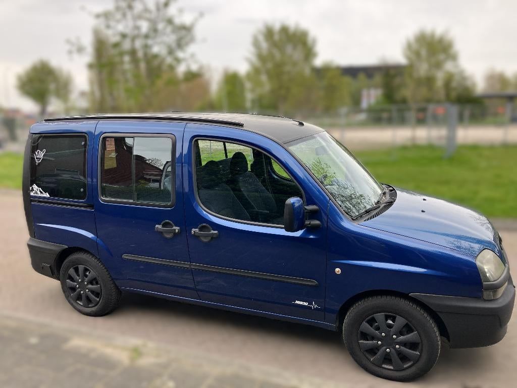 Mini Camper Fiat Doblo 1.6 Benzine, Auto's, Fiat, Voorwielaandrijving, 1596 cc, Doblo, 4 cilinders