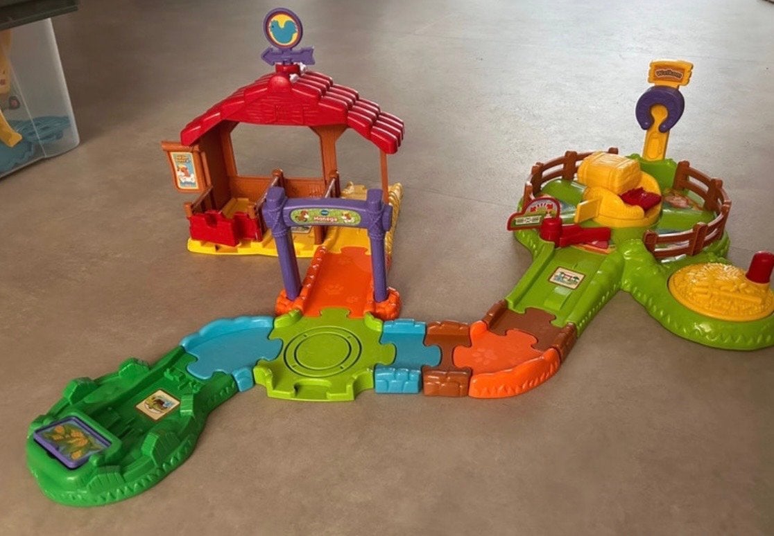 Vtech Zoef Zoef Dieren Manege / Stal Speelset, Ophalen of Verzenden, Zo goed als nieuw, 2 tot 4 jaar