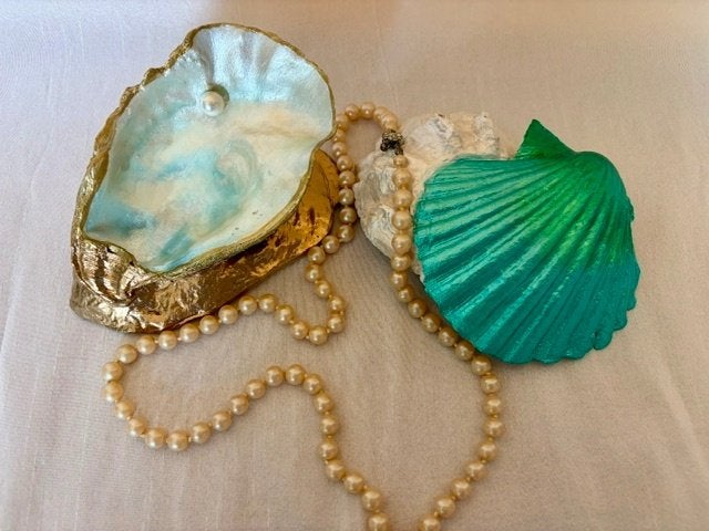 Fossiele schelp, Meerkleurig, Overige materialen, Boho, Nieuw
