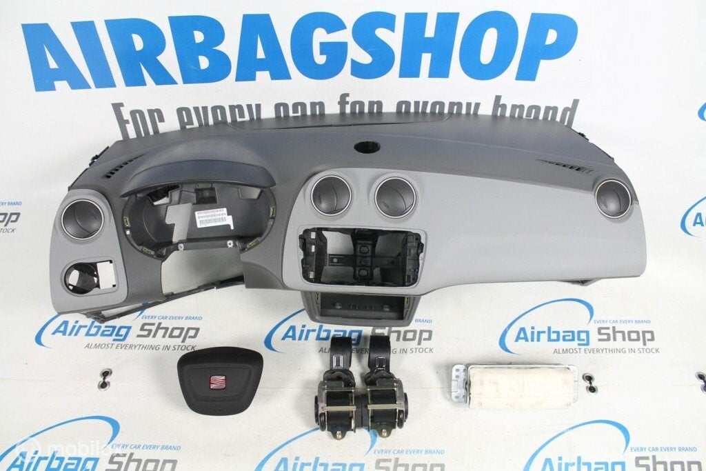 Airbag set Dashboard grijs met navi Seat Ibiza (2008-2015)