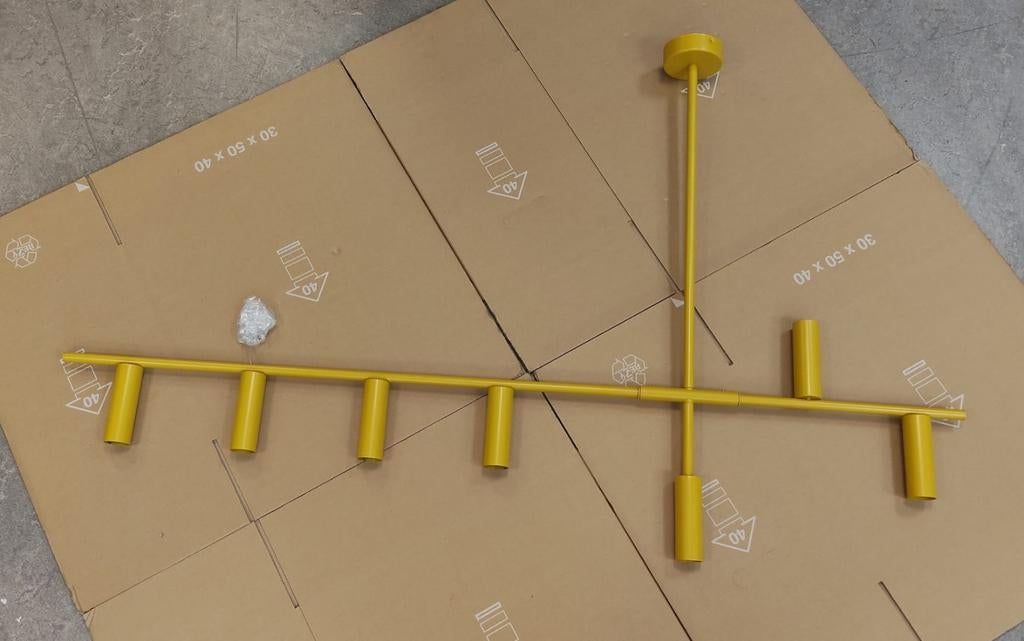 Design Hanglamp
Tevo 7 Mustard, Huis en Inrichting, Lampen | Hanglampen, Ophalen, Nieuw