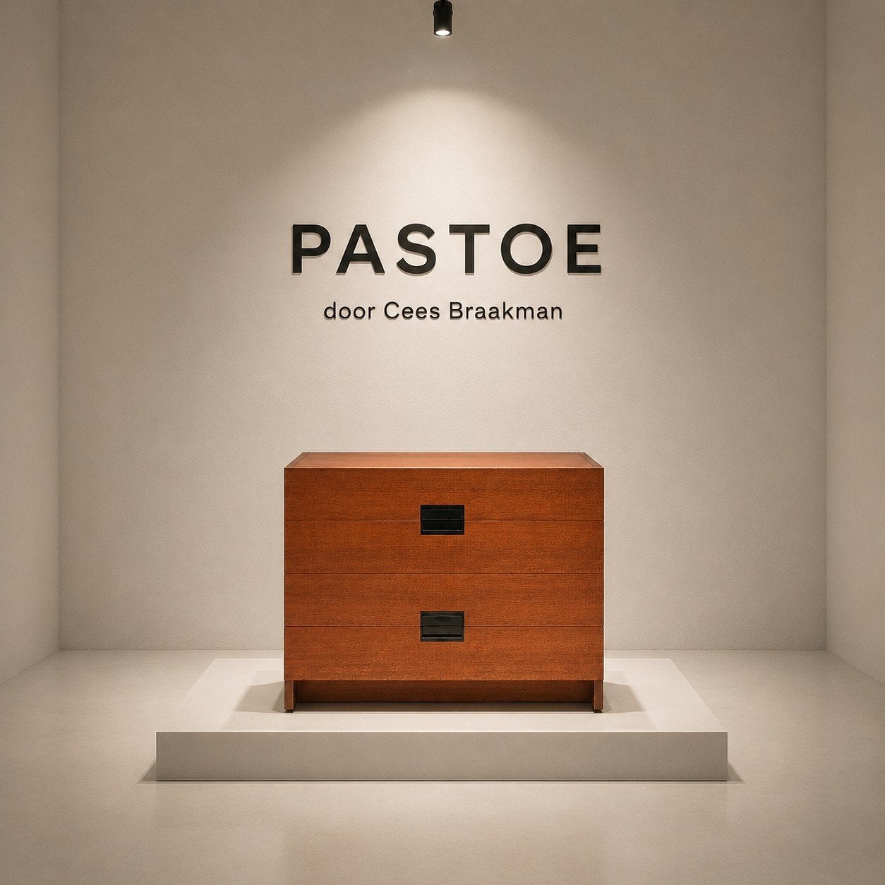 Pastoe Ladekast NU-10 Japanse serie, Cees Braakman 1958., Huis en Inrichting, Gebruikt, Teakhout, 3 of 4 laden, Minder dan 100 cm