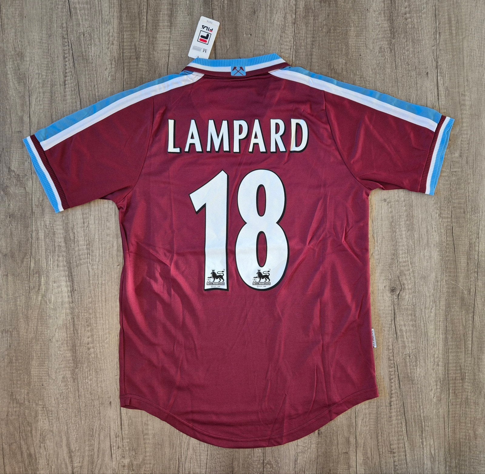 Nieuw Fila West Ham United shirt 1999/2000 Lampard maat M, Maat M, Ophalen of Verzenden, Nieuw, Shirt