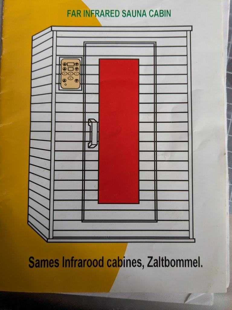 2 persoons sauna, Ophalen, Gebruikt, Complete sauna