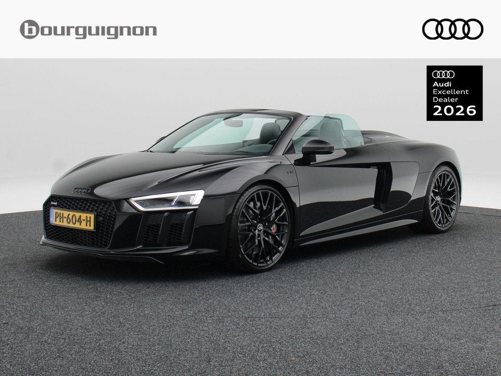 Audi R8 Spyder 5.2 FSI quattro | Keramisch | Org Nl auto | B, Auto's, Audi, Bedrijf, Te koop, R8, 4x4, ABS, Achteruitrijcamera