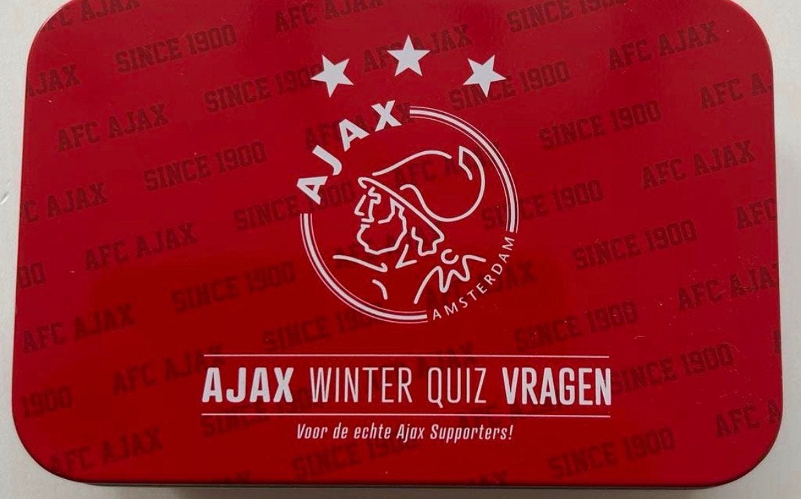Ajax Winter Quiz Vragen - Voor de echte Ajax Supporters!, Ophalen of Verzenden, Zo goed als nieuw, Ajax, Overige typen