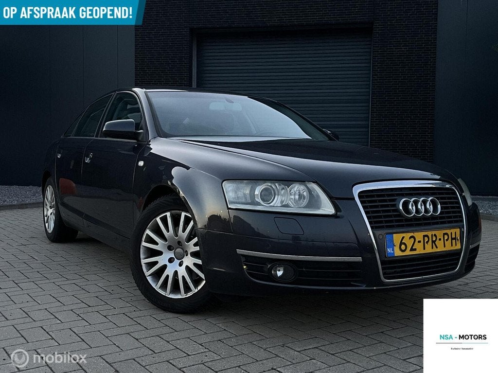 Audi A6 Limousine 2.4 Pro Line|LEER|XENON|CRUISE, Parkeersensor, Bedrijf, Euro 4, 6 cilinders
