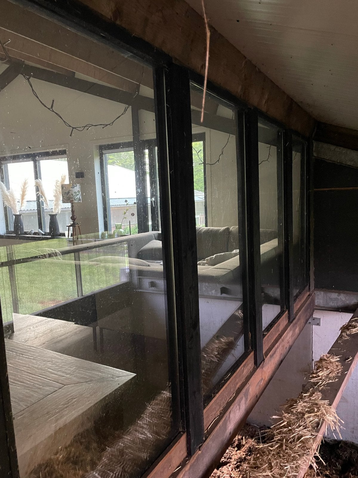 ruiten glazen, ramen, Ophalen, Gevelraam of Ruit, Gebruikt, 80 tot 120 cm