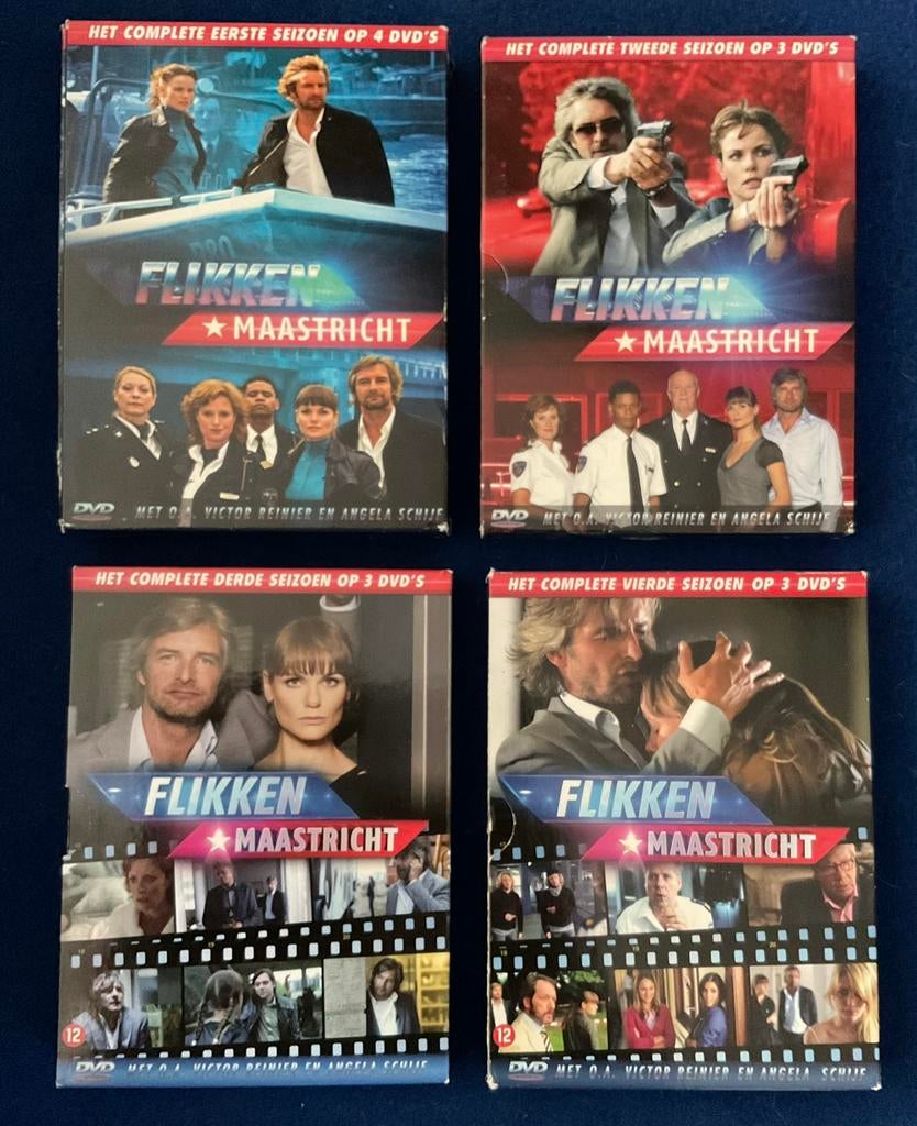 Flikken Maastricht Seizoen 1 t/m 4 DVD + Seizoen 9, Cd's en Dvd's, Dvd's | Tv en Series, Vanaf 12 jaar, Ophalen of Verzenden, Zo goed als nieuw