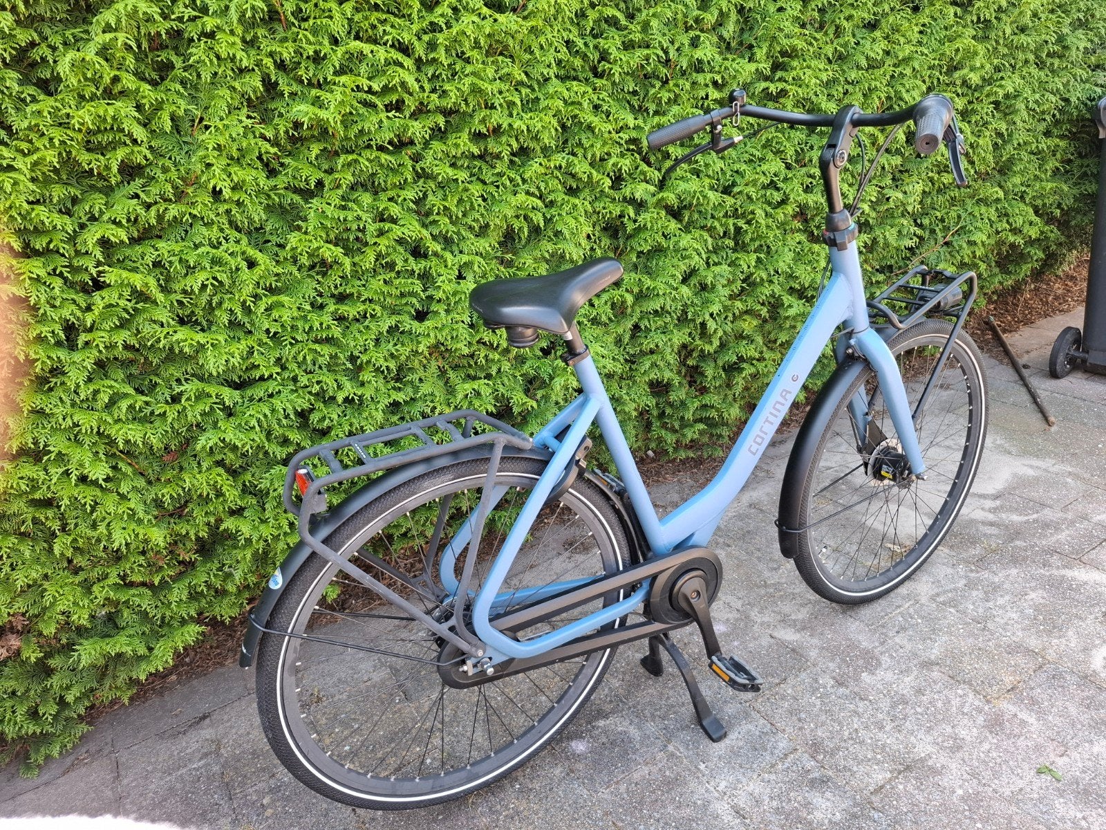 Cortina Common Damesfiets - Mat Lichtblauw - 7 Versn., Fietsen en Brommers, Fietsen | Dames | Damesfietsen, Ophalen, Gebruikt