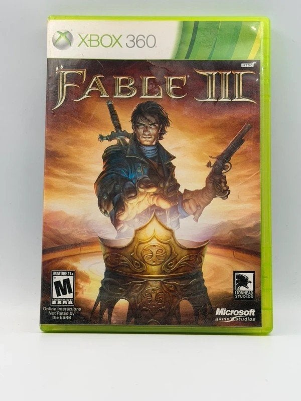 Fable 3 III Xbox 360 NTSC-U, Microsoft, Microsoft, Microsoft, 1 speler