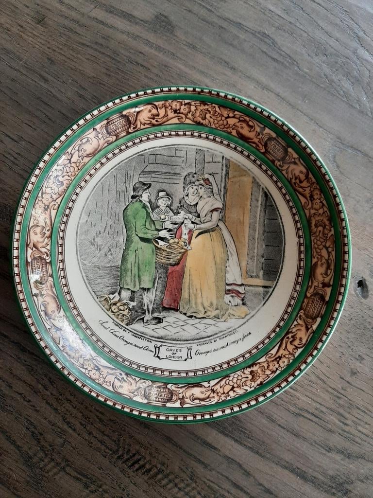 Vintage Adams England bord 'Cries of London' - Oranges, Antiek en Kunst, Antiek | Wandborden en Tegels, Ophalen