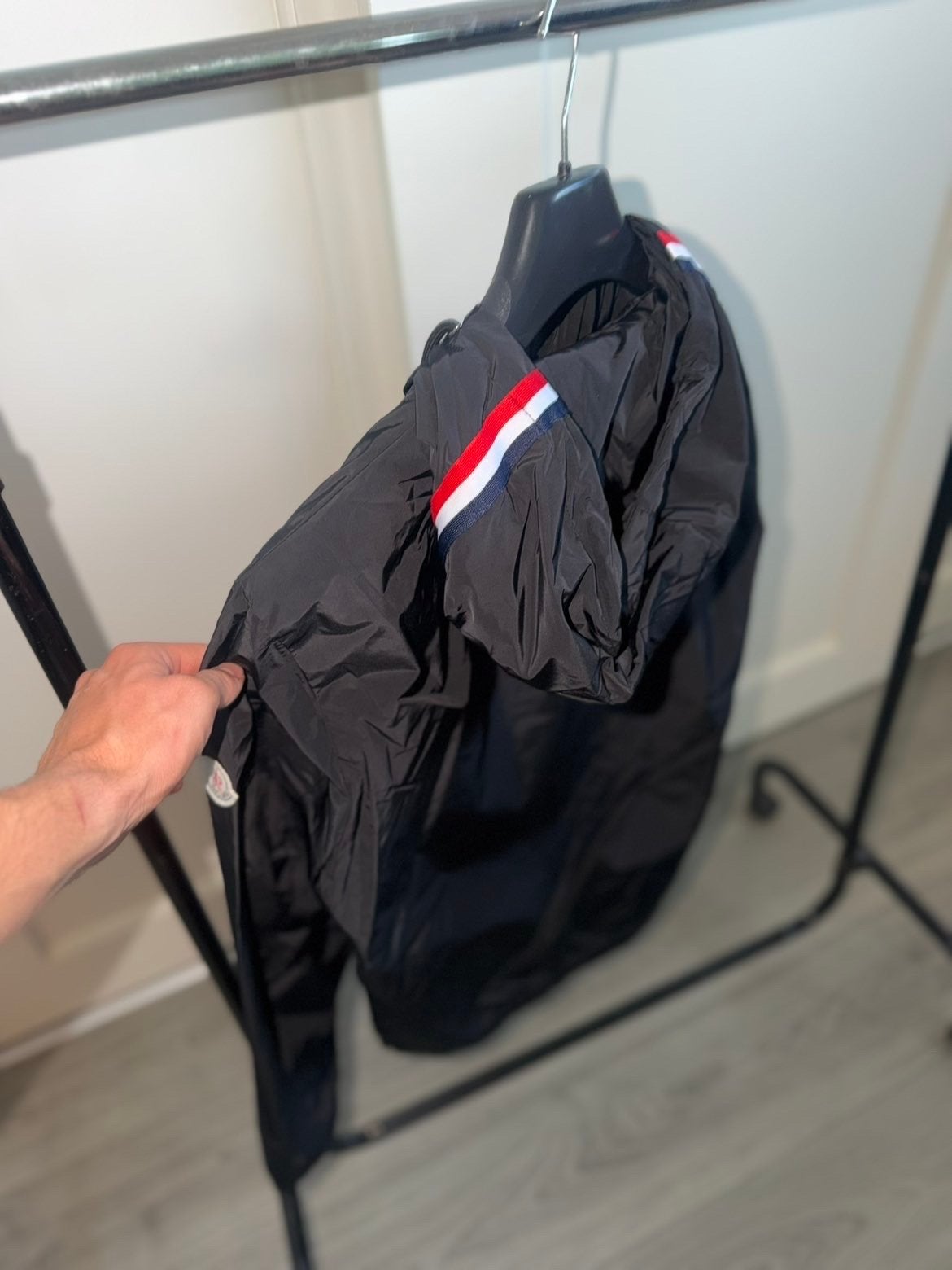 Moncler Jas Zwart XS/ M, Kleding | Heren, Jassen | Zomer, Ophalen of Verzenden, Nieuw, Maat 48/50 (M), Zwart