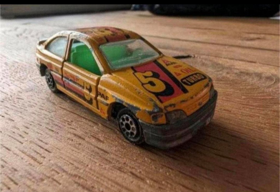 Majorette Ford Escort nr. 275 – Made in France, Ophalen of Verzenden, Gebruikt, Auto