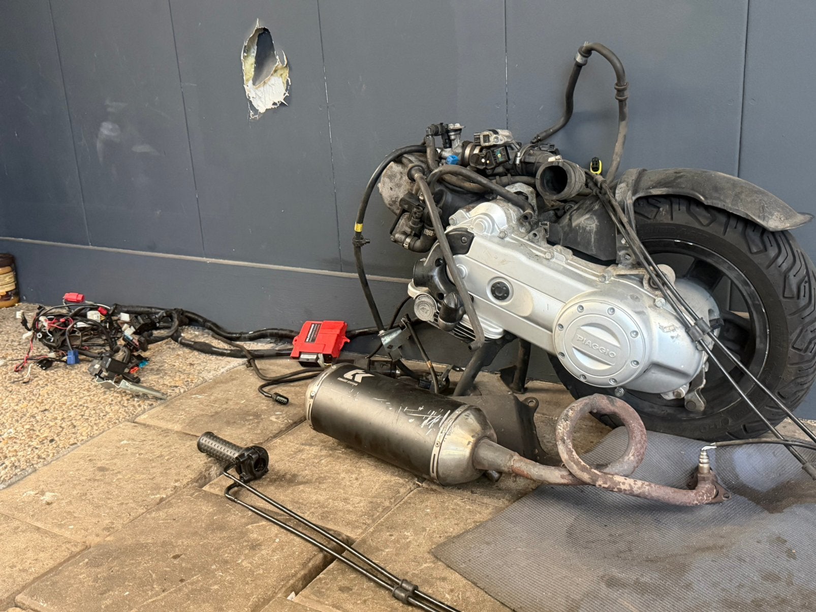 Zip 80 cc euro 5 motorblok (malossi), Fietsen en Brommers, Piaggio, Piaggio, Blok, Ophalen of Verzenden