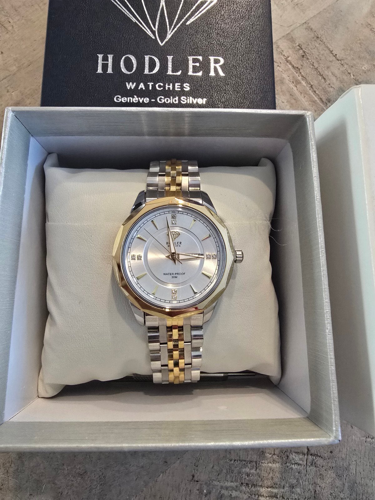 Mooie Hodler  horloge NIEUW, Ophalen of Verzenden, Nieuw, Staal, Overige merken