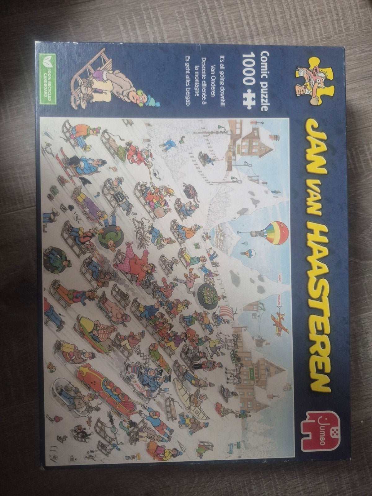 Jan van Haasteren puzzel, Hobby en Vrije tijd, Denksport en Puzzels, Ophalen of Verzenden, 500 t/m 1500 stukjes, Zo goed als nieuw