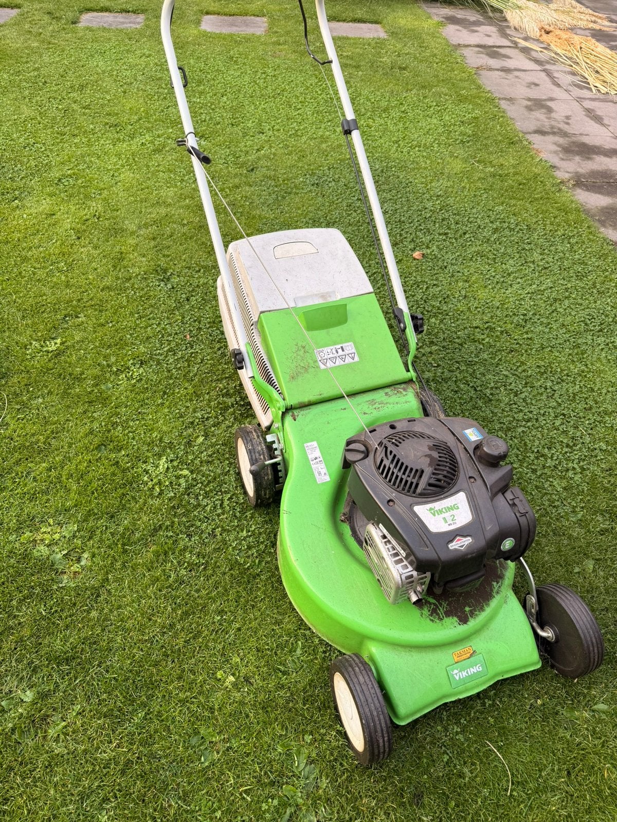 Viking MB 253.1 maaier, Tuin en Terras, Ophalen, Gebruikt, Opvangbak, Benzine-grasmaaier