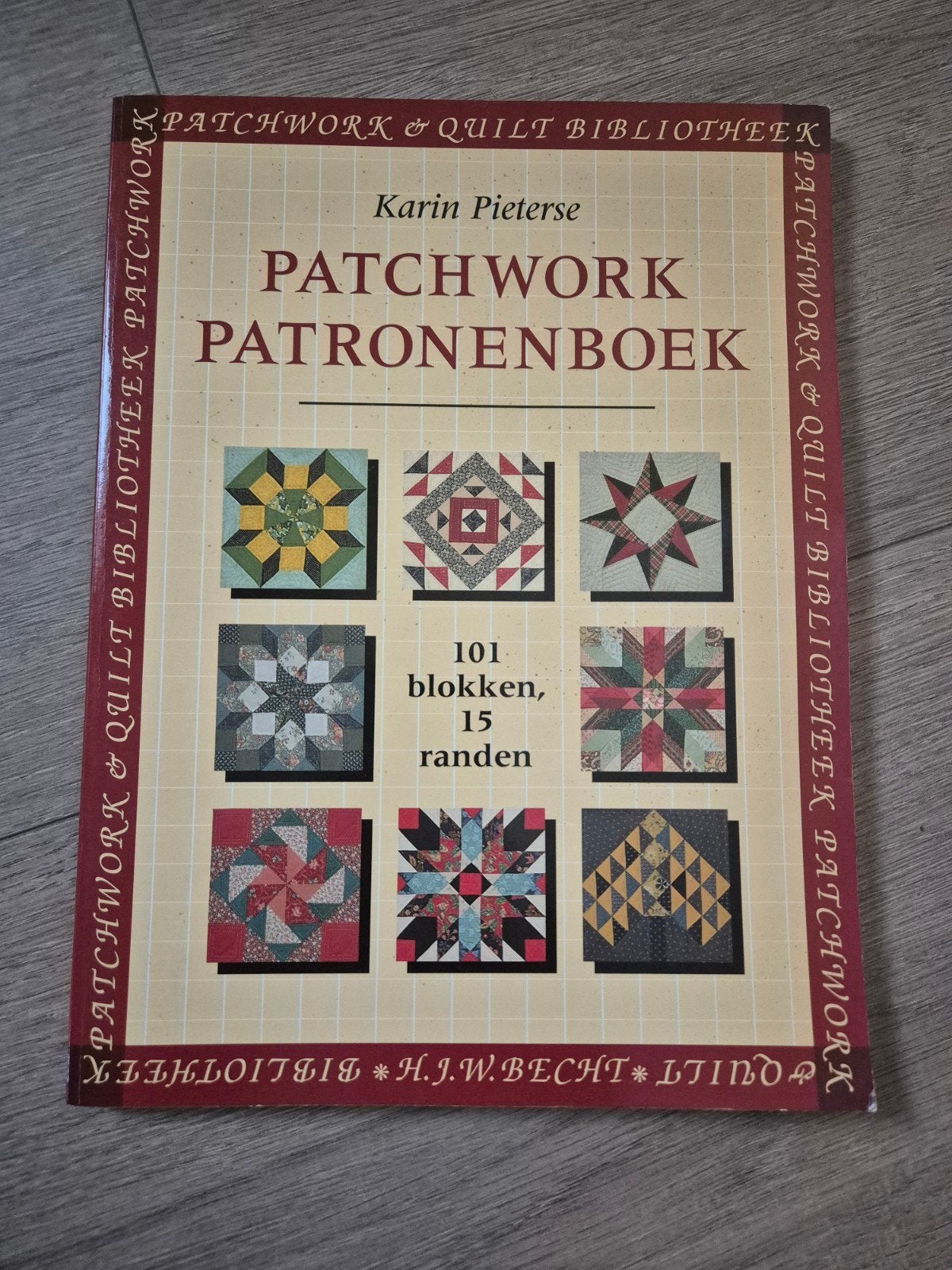 Karin Pieterse - Quilt patronen handboek, Boeken, Ophalen of Verzenden, Nieuw, Borduren en Naaien