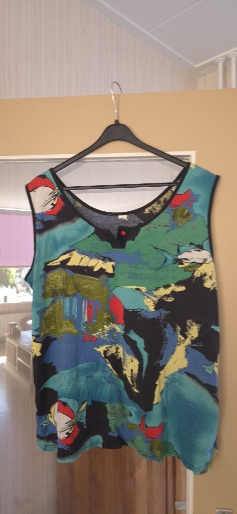 Dames Top, meerkleurig, maat L, Kleding | Dames, Overige kleuren, Maat 42/44 (L), Ophalen of Verzenden, Zonder mouw