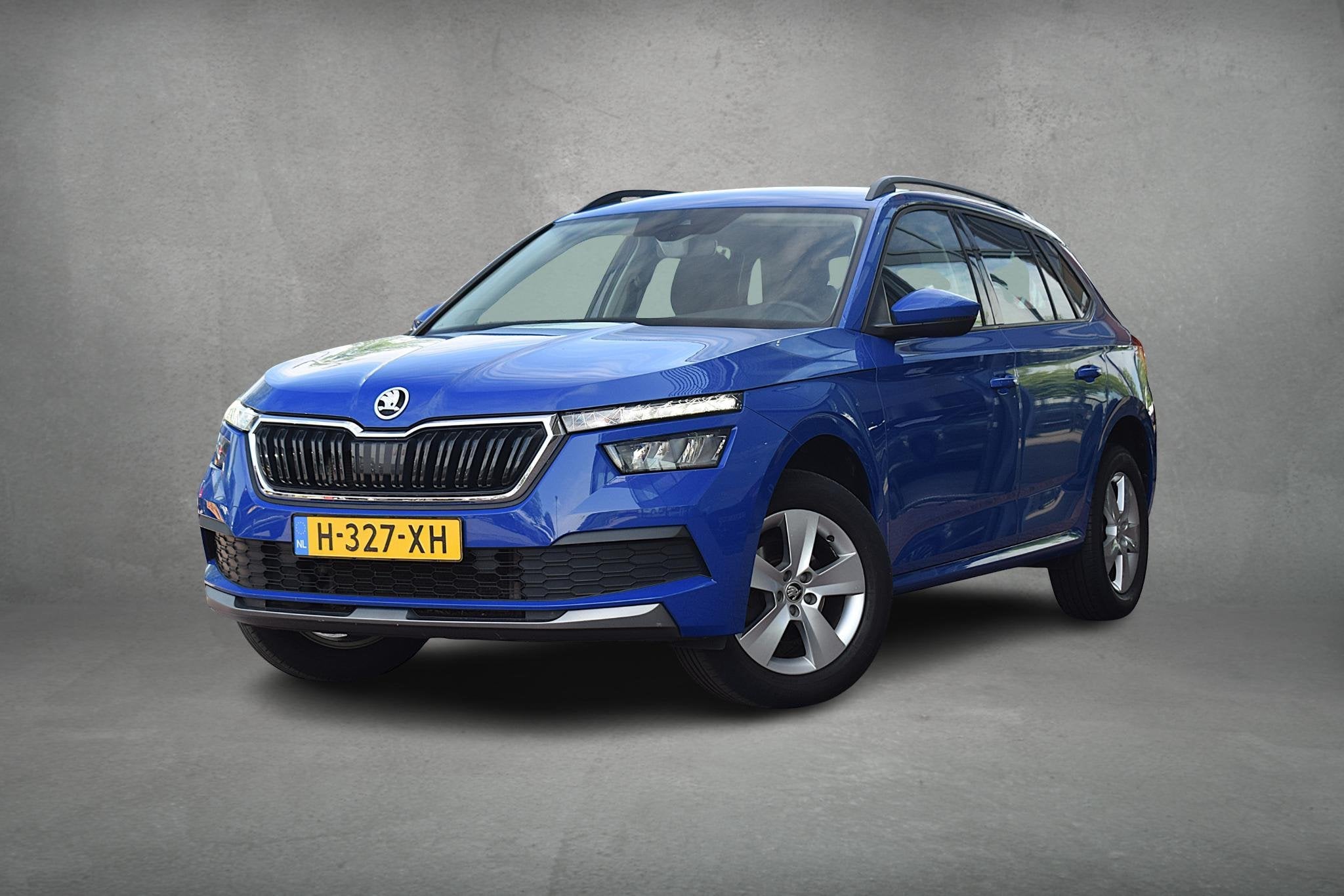 Skoda Kamiq 1.0 TSI Ambition | Trekhaak | Apple CarPlay | Cl, Auto's, Skoda, 1131 kg, Stof, Gebruikt, Blauw