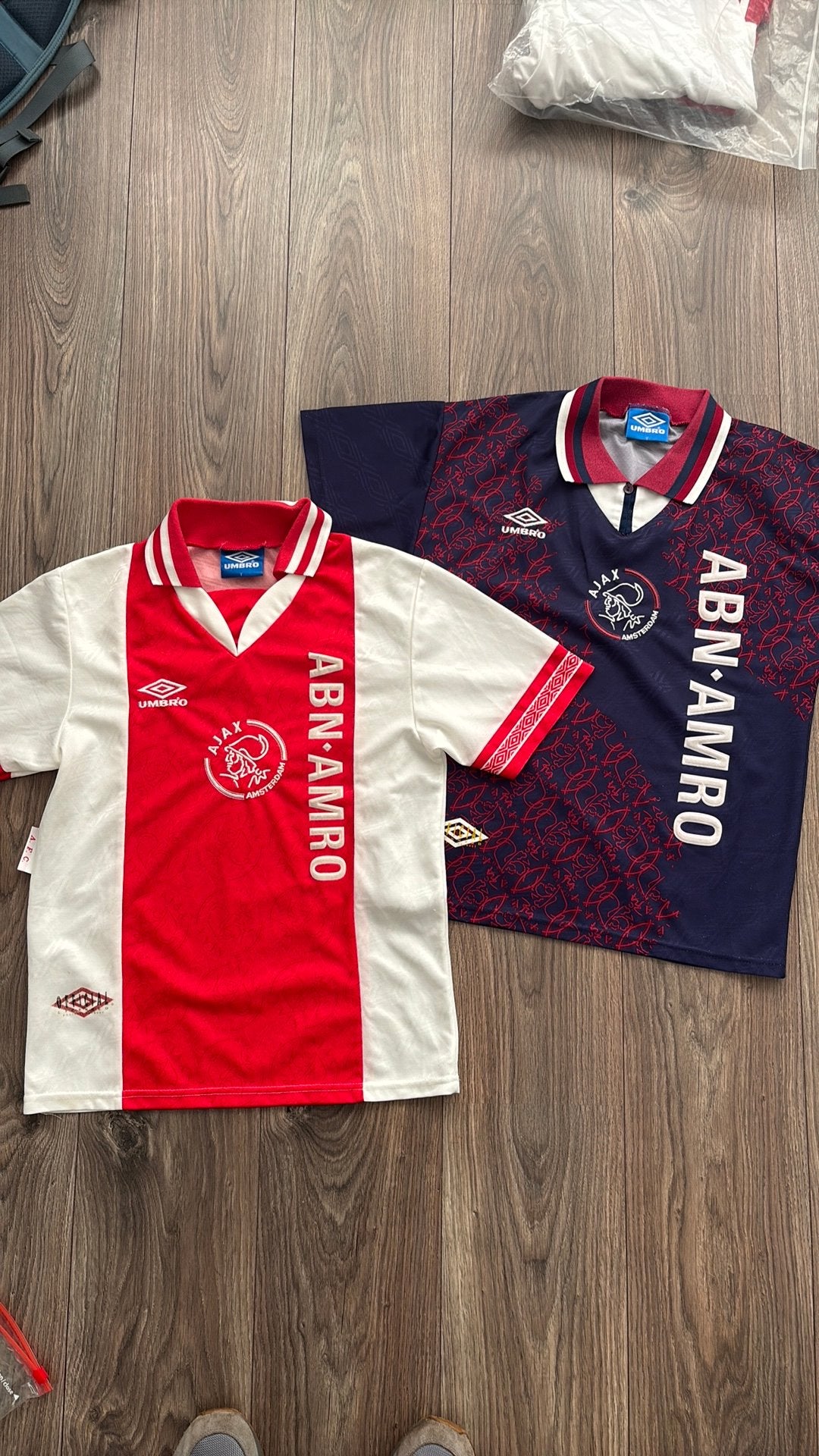 Ajax champions league shirts 1994/1995 umbro, Ophalen of Verzenden, Zo goed als nieuw, Shirt