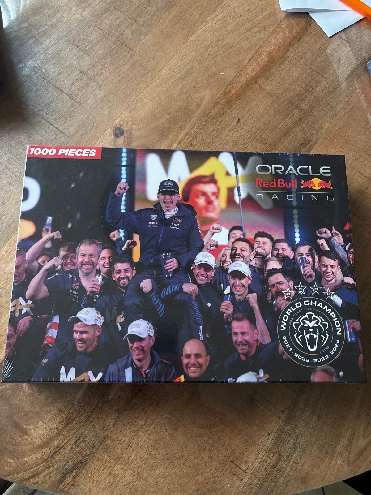 Max Verstappen Puzzel 1000 Stukjes - Oracle Red Bull Racing, Ophalen, 500 t/m 1500 stukjes, Nieuw, Legpuzzel