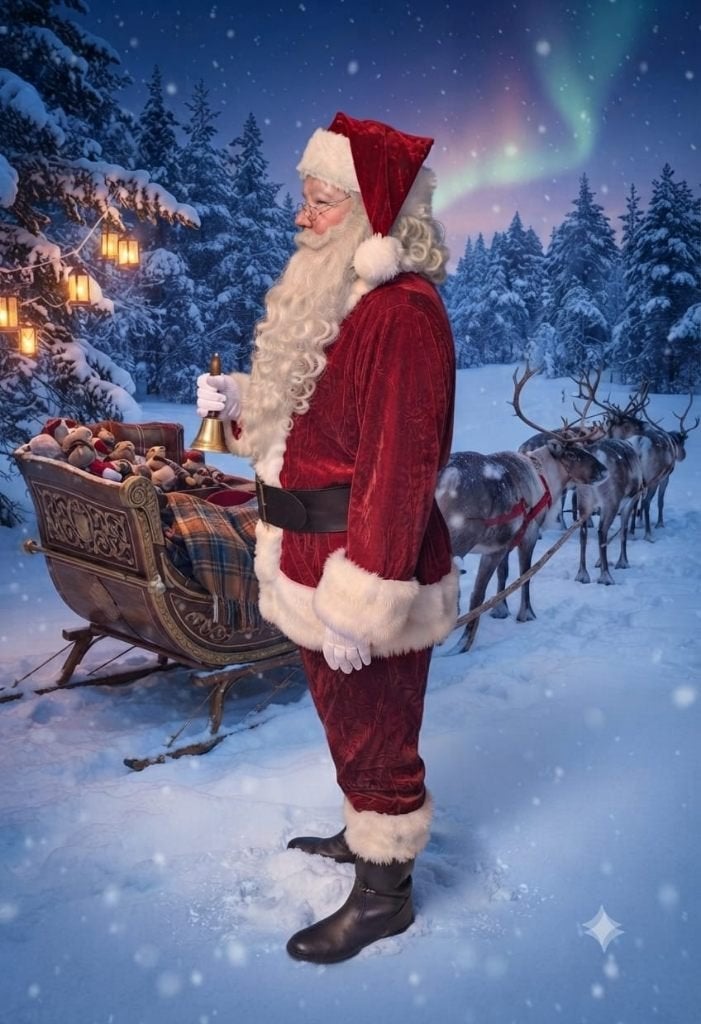 Kerstman Kostuum  (verhuur), Ophalen, Gebruikt