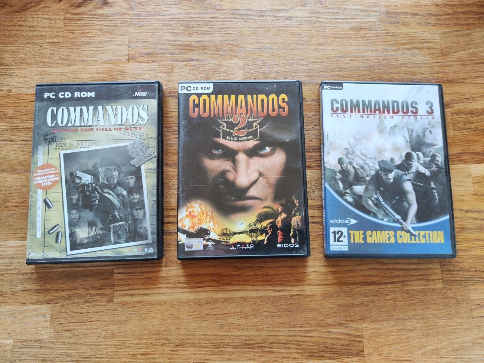 Commandos PC CD-ROM games: 1, 2 en 3, Ophalen of Verzenden
