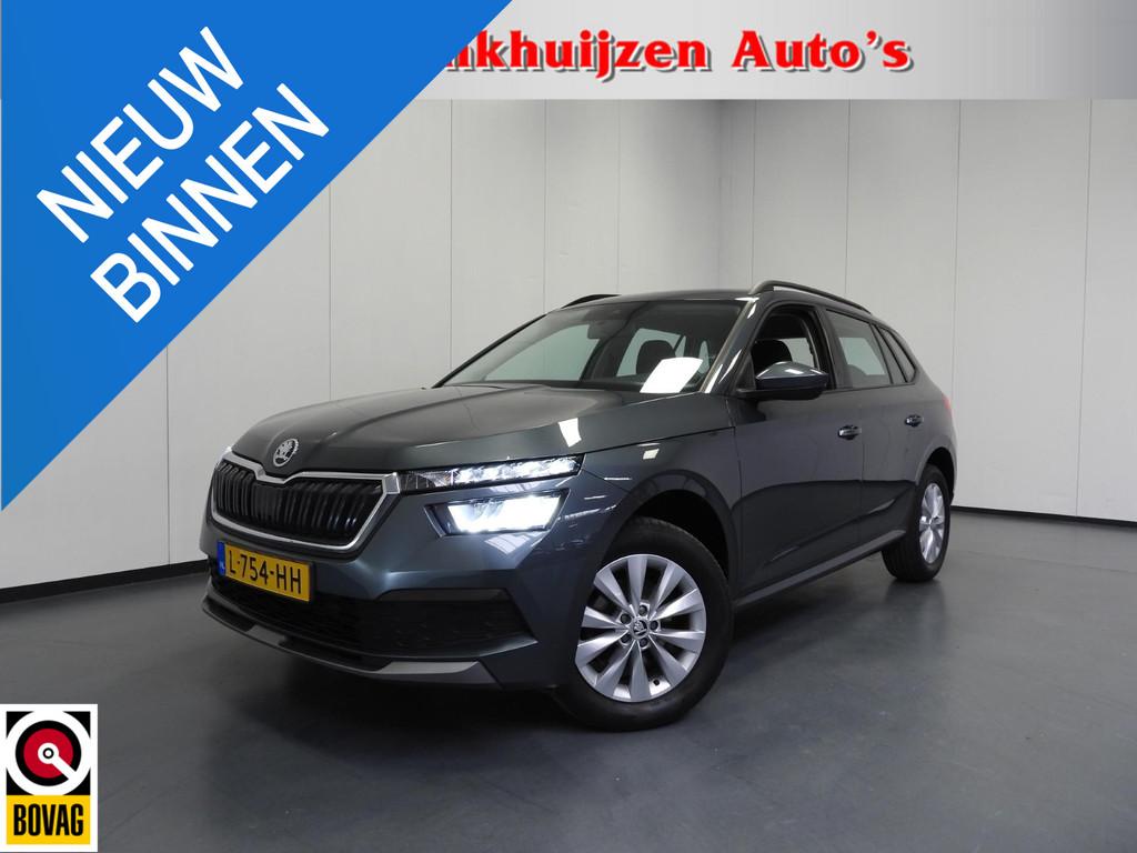 Skoda Kamiq 1.0 TSI Ambition NAVI-APP/CRUISE/LED/TREKH/16"LM, Stof, Gebruikt, Euro 6, Origineel Nederlands