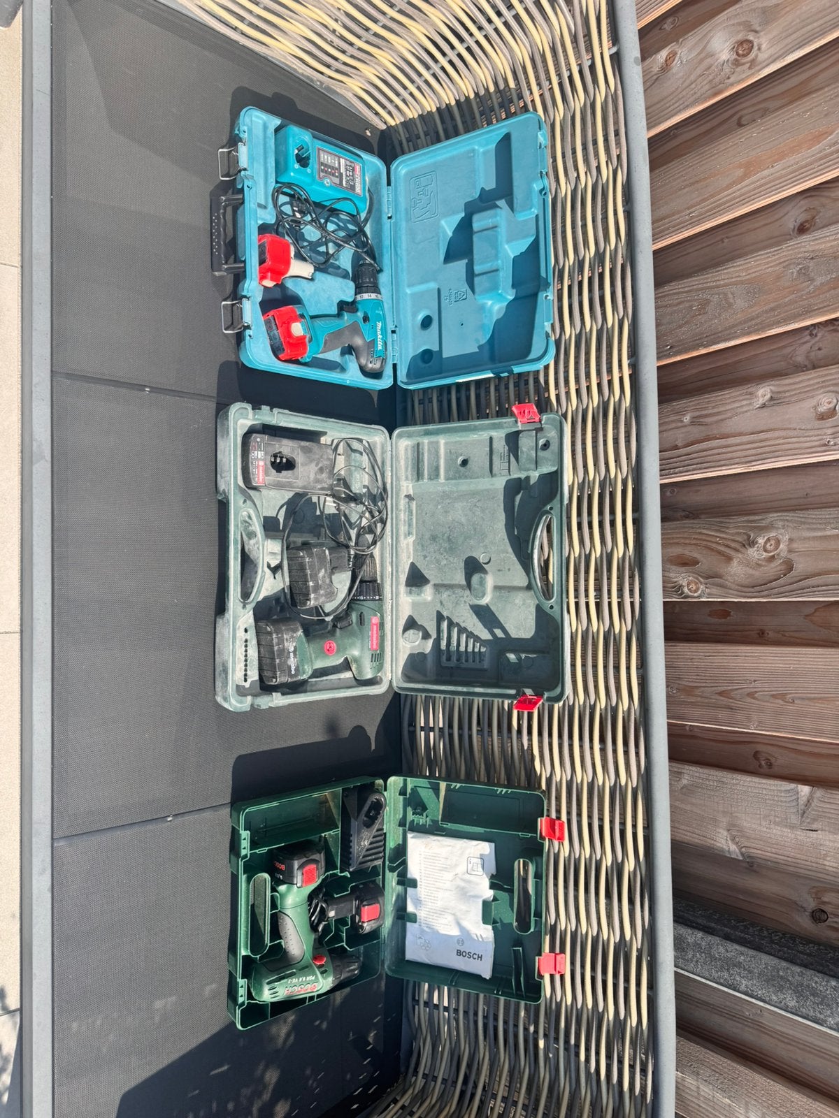Accu boormachine Makita Metabo Bosch, Doe-het-zelf en Verbouw, Gereedschap | Boormachines, Ophalen, Gebruikt, Boormachine, Variabele snelheid