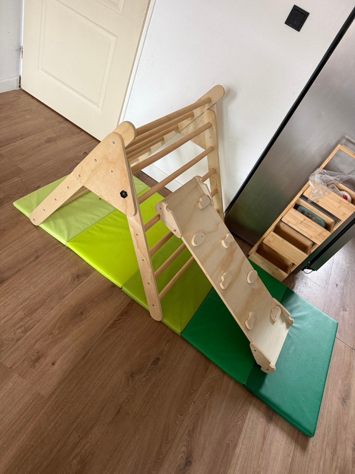 pikler klim driehoek van hout, Kinderen en Baby's, Speelgoed | Houten speelgoed, Ophalen, Zo goed als nieuw