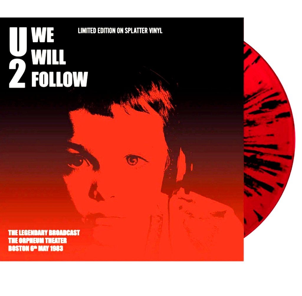 Vinyl LP U2 We Will Follow RED SPLATTER Numbered Vinyl NIEUW, LP, Pop, Ophalen of Verzenden, 12 inch