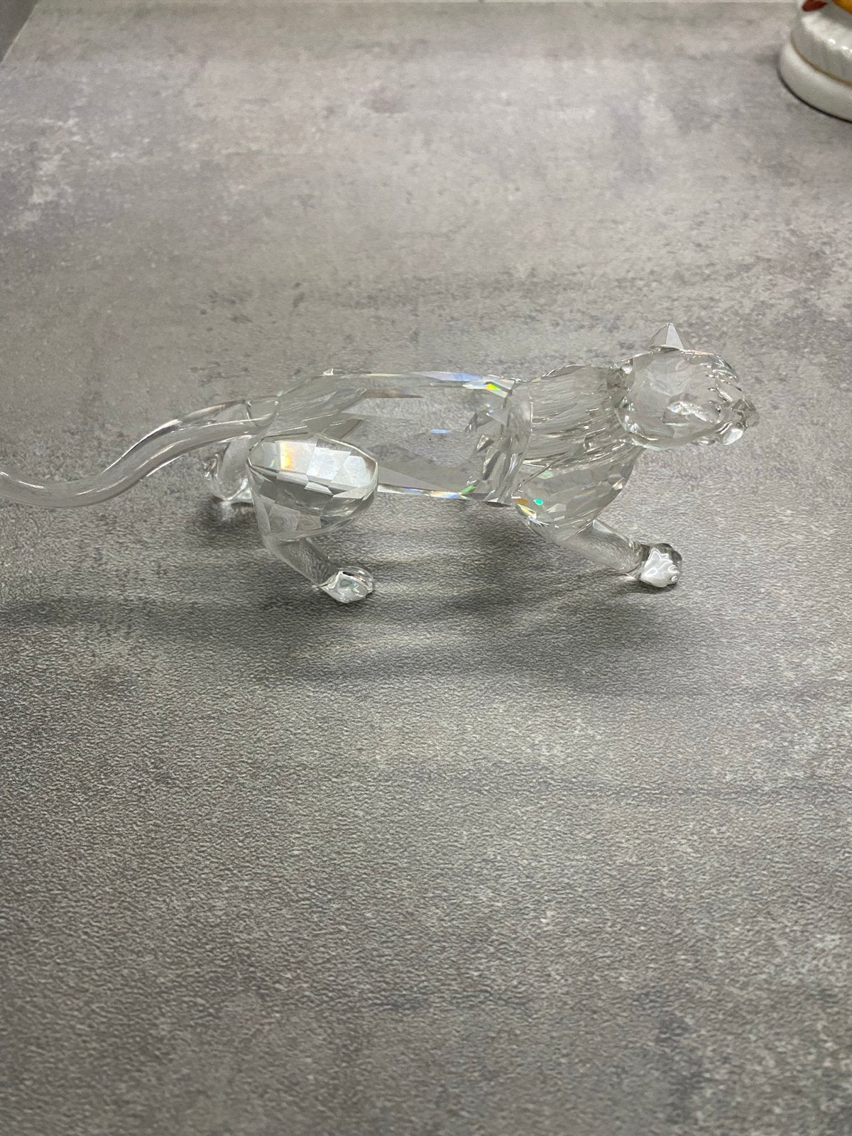 Swarovski Kristal Panter Beeldje - Made in Austria, Ophalen of Verzenden, Zo goed als nieuw, Dier