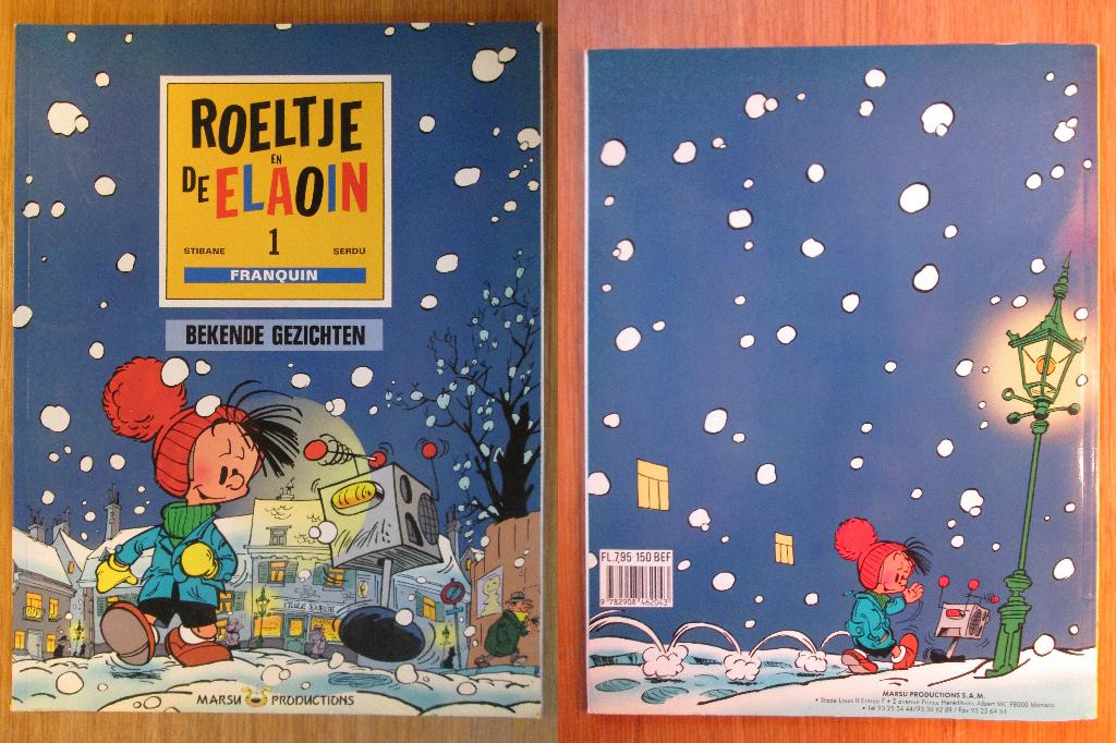 Roeltje en de Elaoin - Bekende gezichten (SC), Eén stripboek, Ophalen of Verzenden, Gelezen, André Franquin