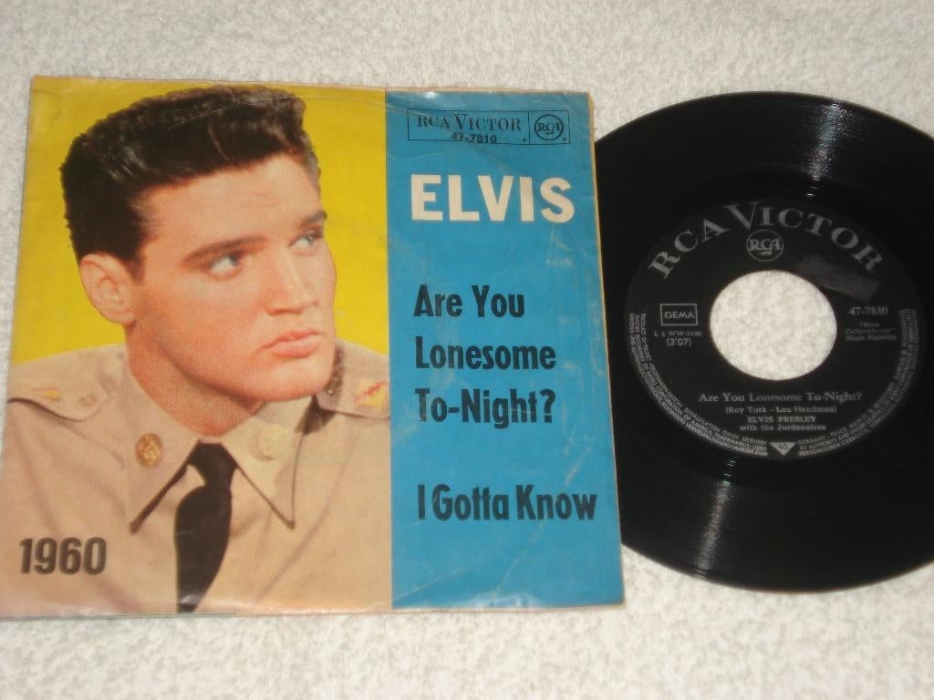 Elvis Presley   Are You Lonesome Tonight  Jaartal   Orgineel, Ophalen of Verzenden, Zo goed als nieuw, Pop