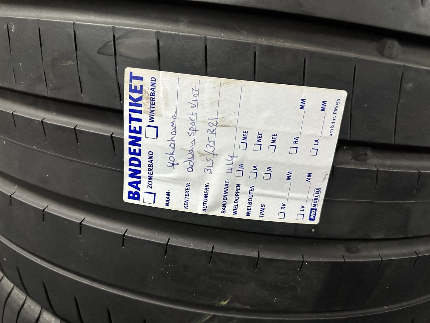 275-40-21 & 315-35-21 Yokohama A-Merk Zomerbanden BMW Coderi, Auto-onderdelen, Gebruikt, -, -, Banden en Velgen