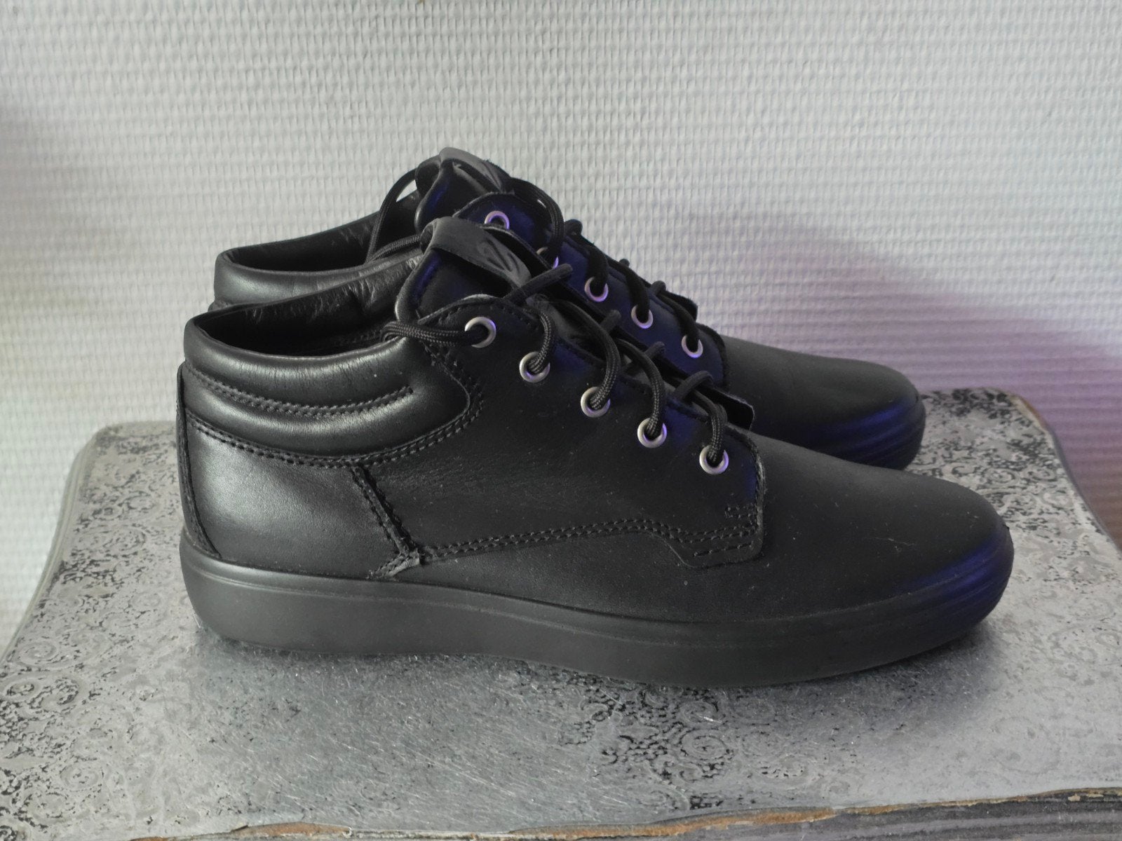 Ecco herenschoenen maat 41 zwart, Ecco, Zwart, Ophalen of Verzenden, Gedragen