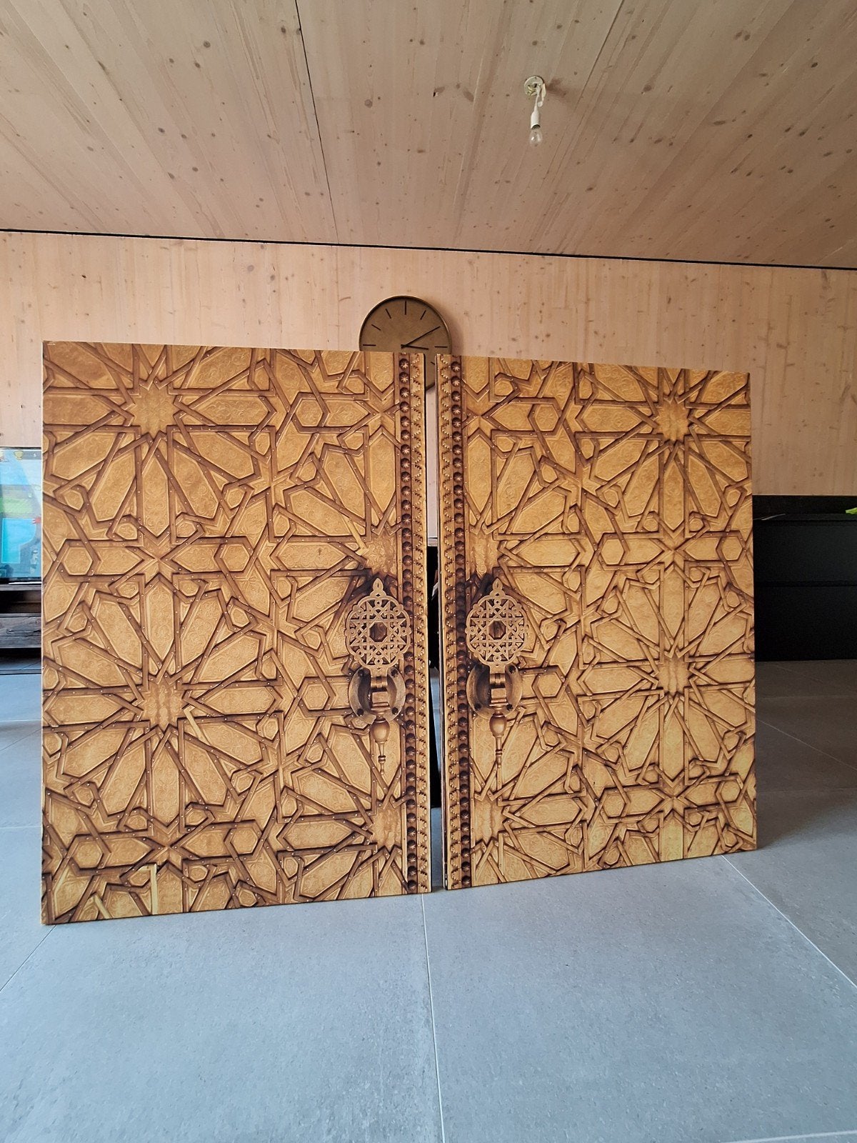 Set van 2 Marokkaanse deur canvas schilderijen, Ophalen