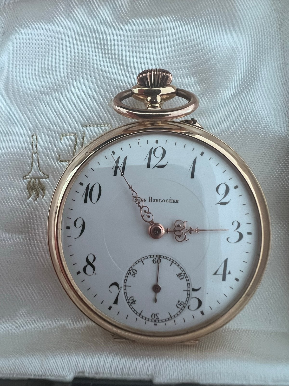 14 Karaat Gouden Zakhorloge - Union Horlogere - zak horloge, Sieraden, Tassen en Uiterlijk, Horloges | Antiek, Overige merken