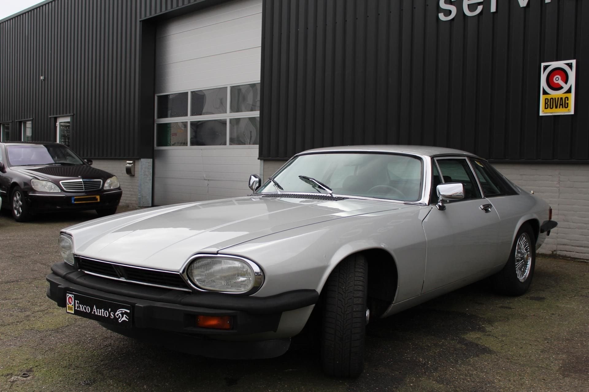 Jaguar XJS 5.3 V12 Coupé, Auto's, Dealer onderhouden, Gebruikt, Zwart, Lederen bekleding