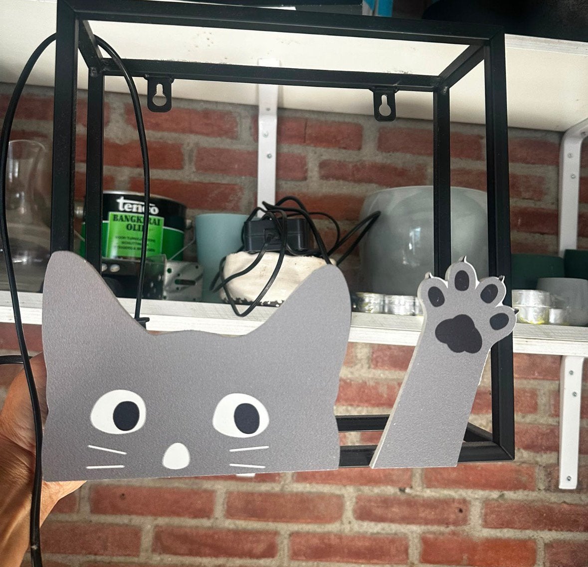 Katten lamp, Ophalen, Zo goed als nieuw