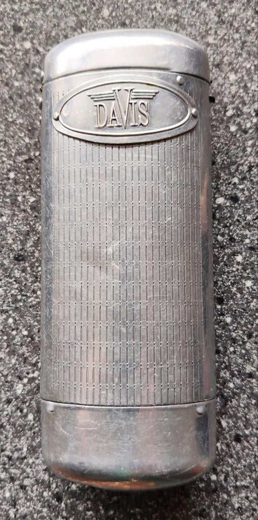 Flip-top brillenkoker. Aluminium. Voor kleinere brillen., Sieraden, Tassen en Uiterlijk, Zonnebrillen en Brillen | Heren, Ophalen of Verzenden