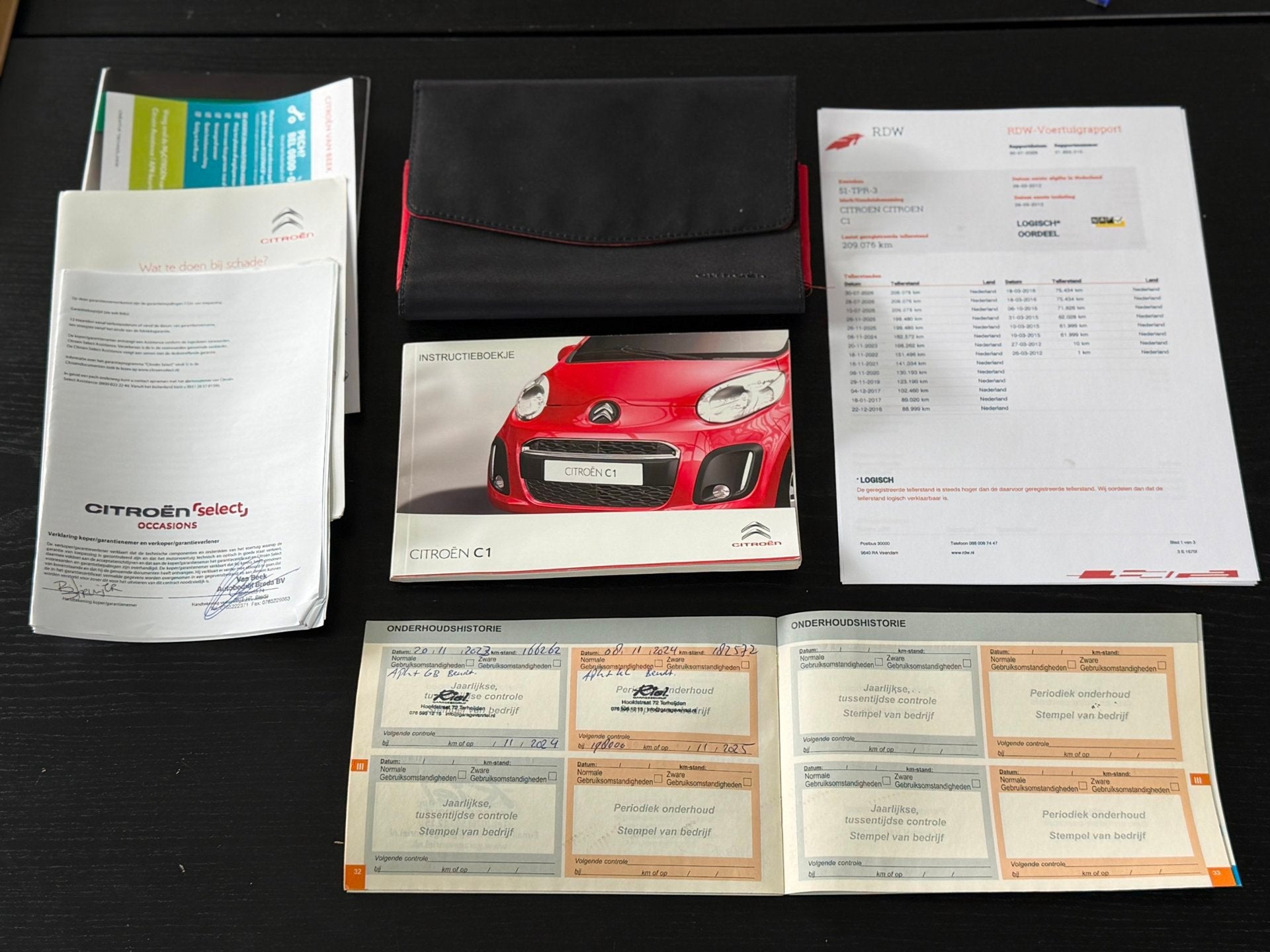 Citroen C1 1.0|NAP|AIRCO|LED|APK|5DEURS|BOEKJES|3EIGENAAR!, Auto's, Voorwielaandrijving, Euro 5, Stof, Gebruikt