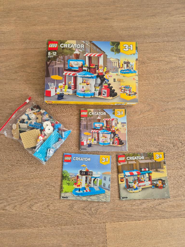 Lego creator 31077 Sweet Surprises, Lego, Ophalen of Verzenden, Zo goed als nieuw, Compleet