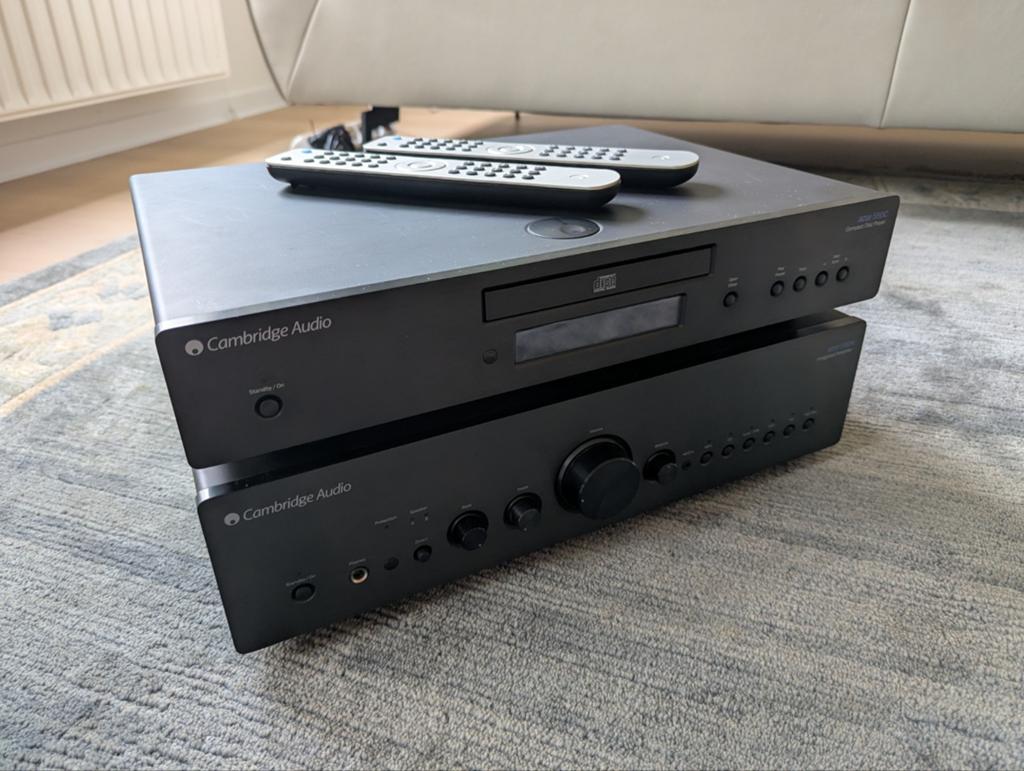 Cambridge Audio Azur 550C CD-speler en 550A Versterker, Losse componenten, Zo goed als nieuw, Cd-speler, Ophalen