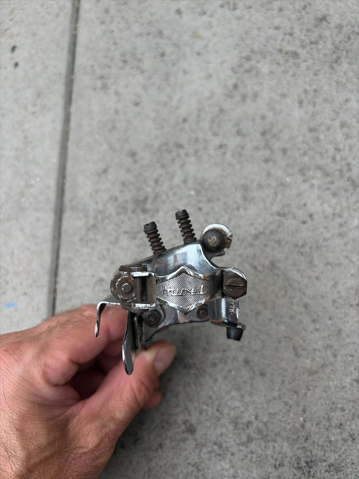 Vintage Huret Derailleur - Made in France, Gebruikt, Staal, Ophalen of Verzenden, Derailleur of Ketting